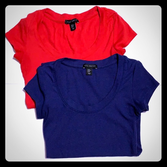 Willi Smith Tops - Pair of Willi Smith T-shirts, XS